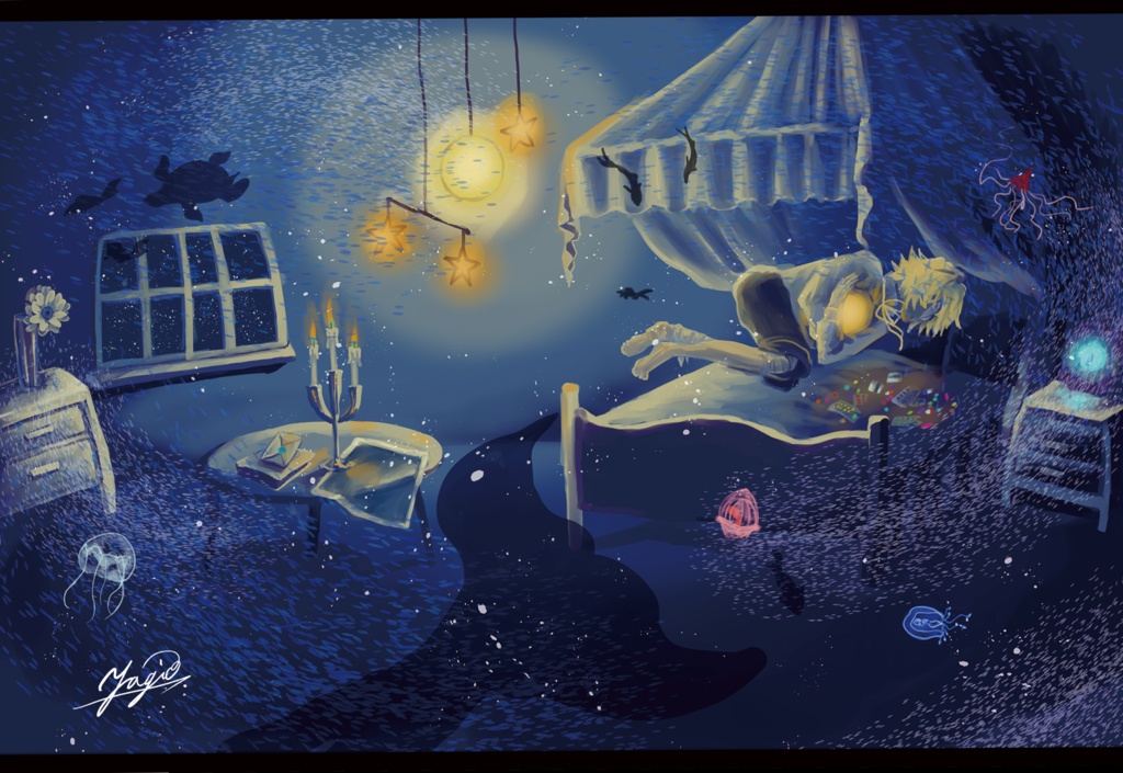 懐中夢 ジャケット/ブックレット表紙イラスト ポストカード