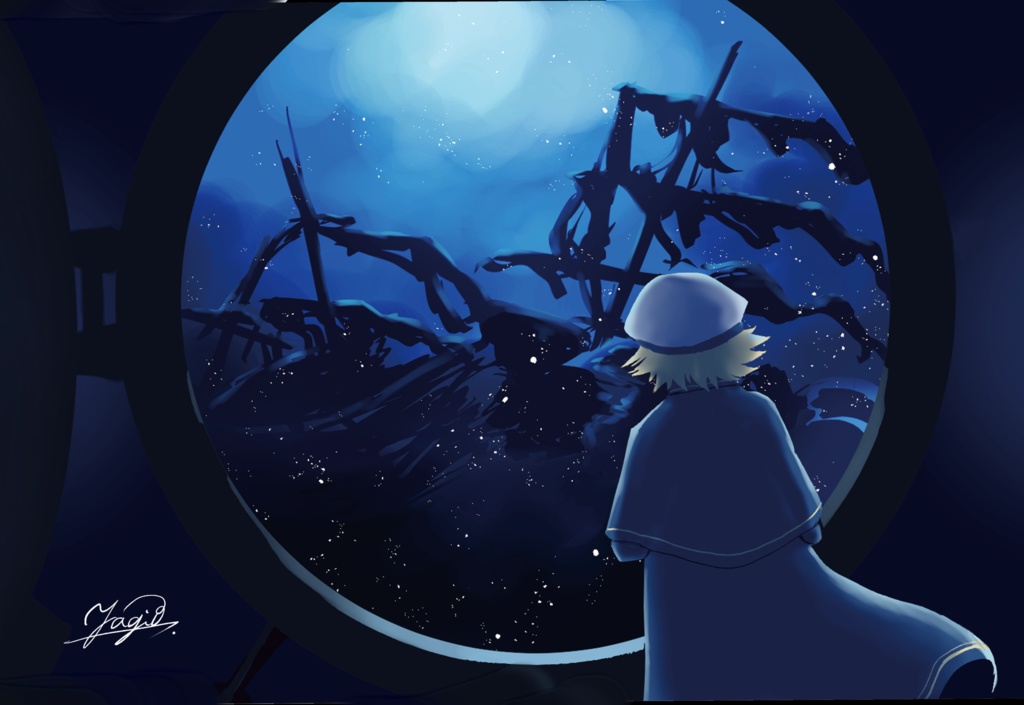 懐中夢 ジャケット/ブックレット表紙イラスト ポストカード