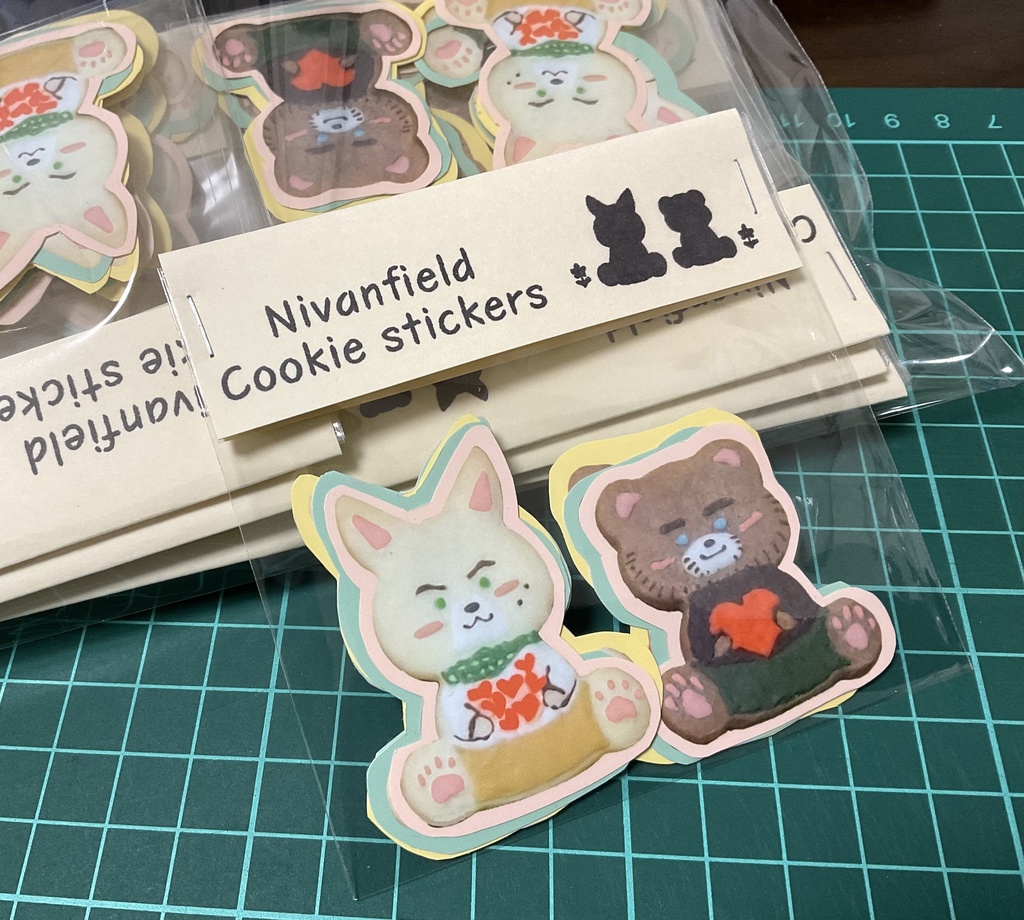 Nivanfield Cookie stickers