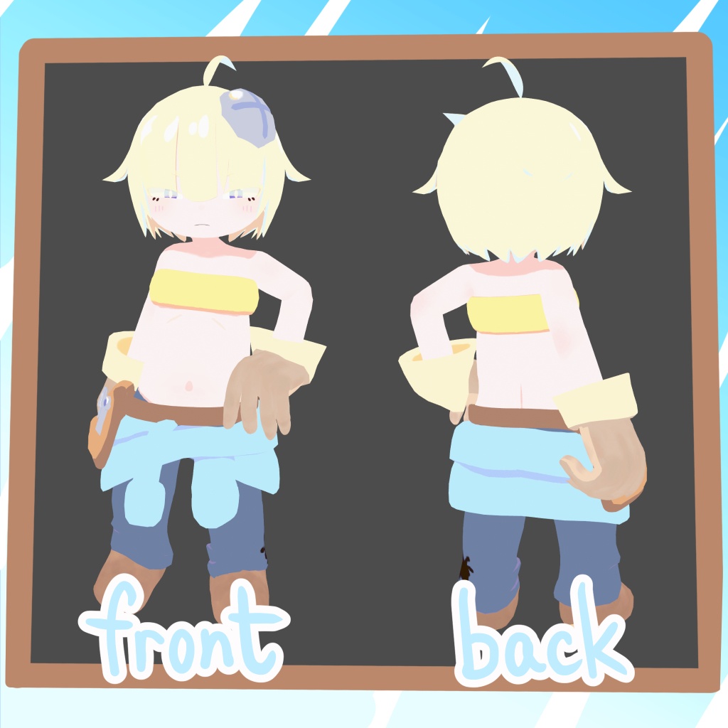 サファイアSapphire オリジナル3Dモデル