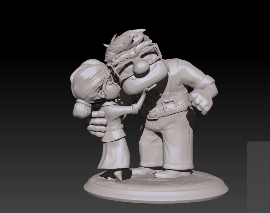 Carl and Ellie 3D print model 3D print model