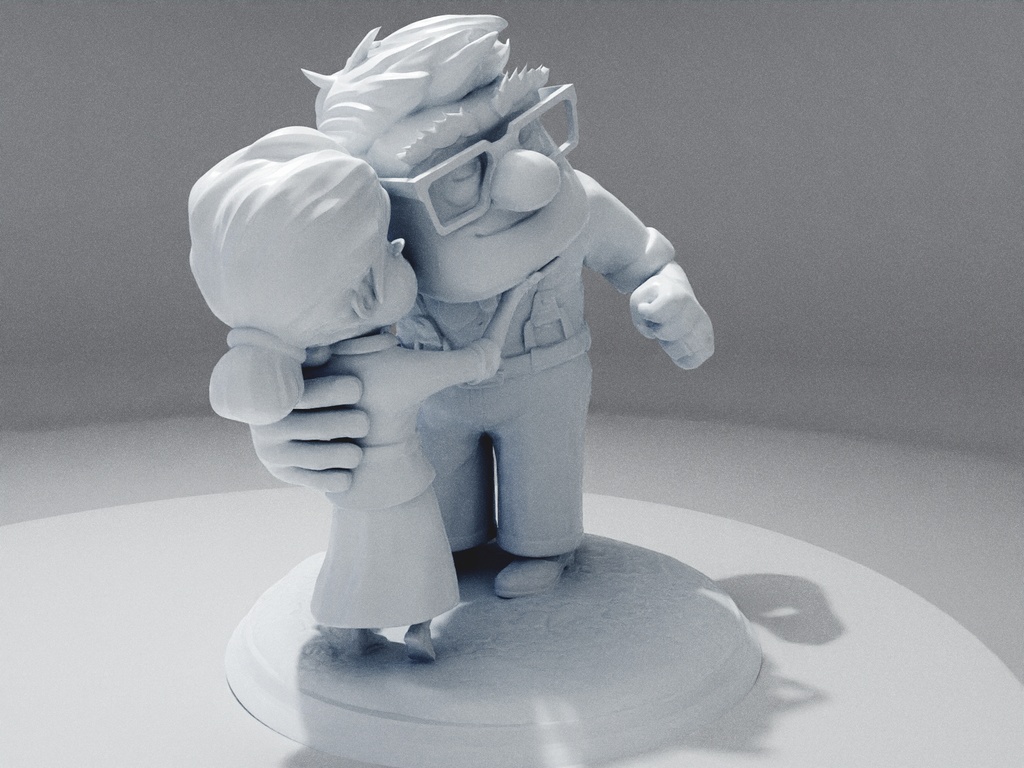 Carl and Ellie 3D print model 3D print model