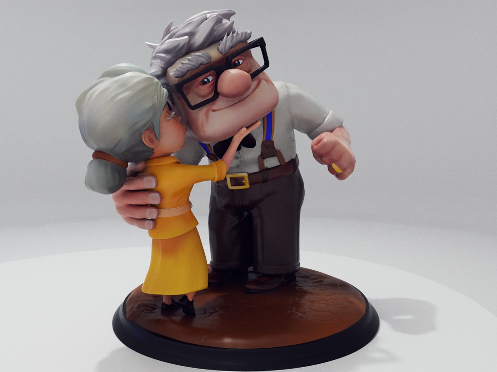Carl and Ellie 3D print model 3D print model