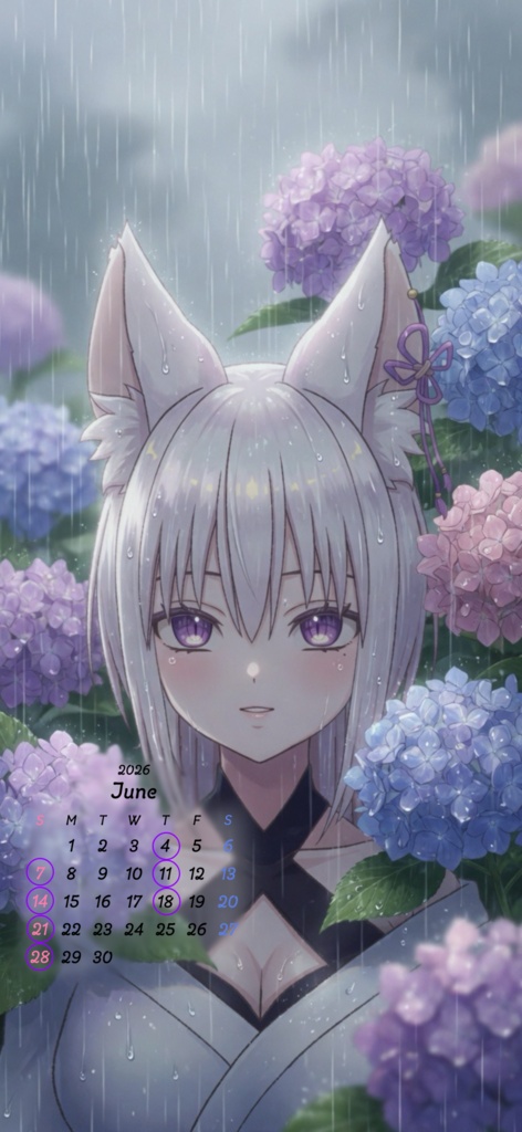 202年6月カレンダー