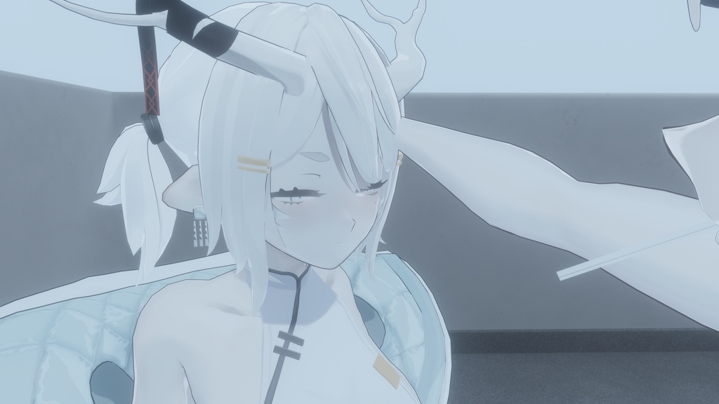 [無料]ヨルちゃんがなでなでに答えてくれるギミック