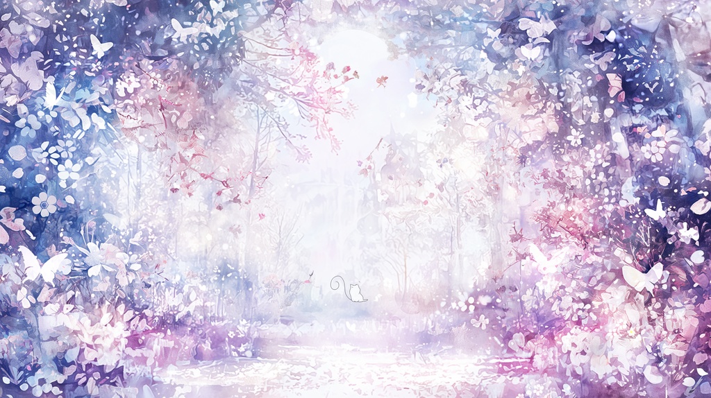 花と蝶たちのペンケース