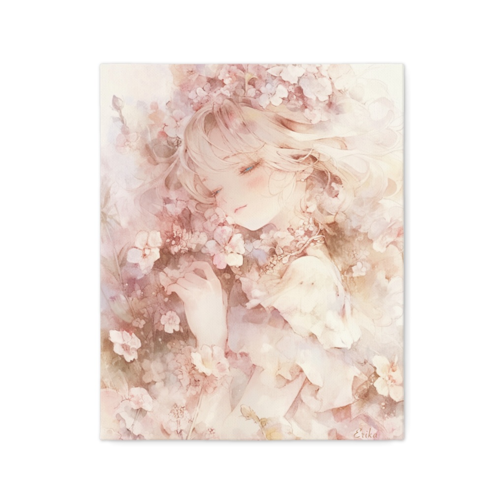花の少女 ピンク