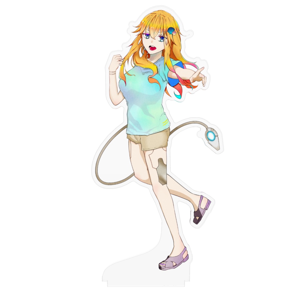 エヌの夏の装いアクリルフィギュア