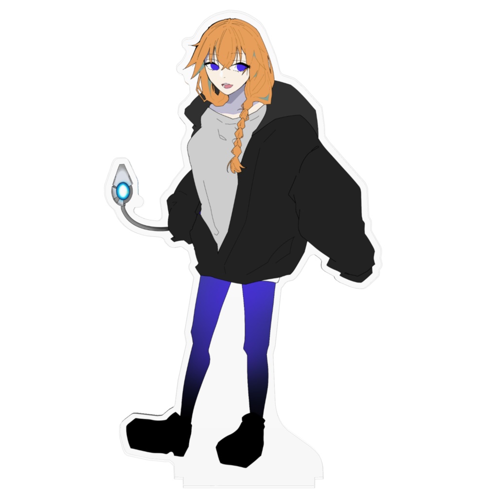 エヌの冬の装いアクリルフィギュア