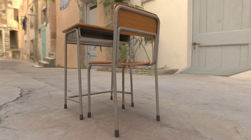 学校の机椅子