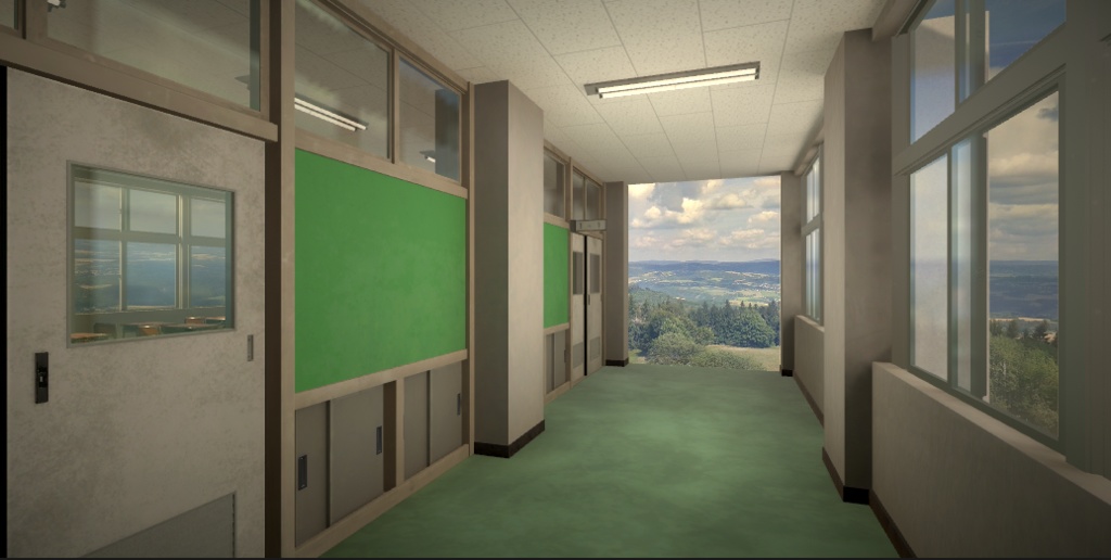 教室アセットA Japanese_School_ClassRoom_Asset_A