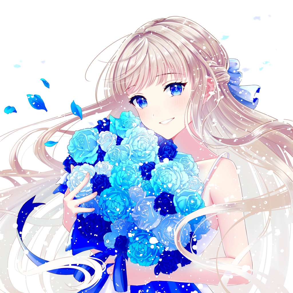 【DL版】イラスト本『ブルーブーケ』