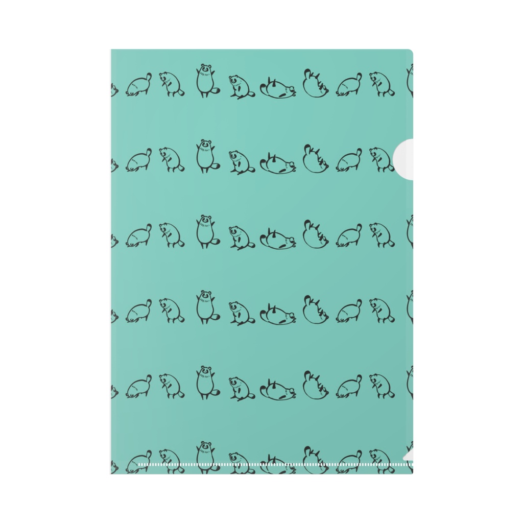 たぬちのクリアファイル