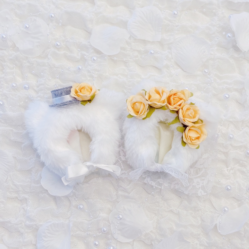 〖10~12cm〗ふわもこきゃっぷ〜wedding〜