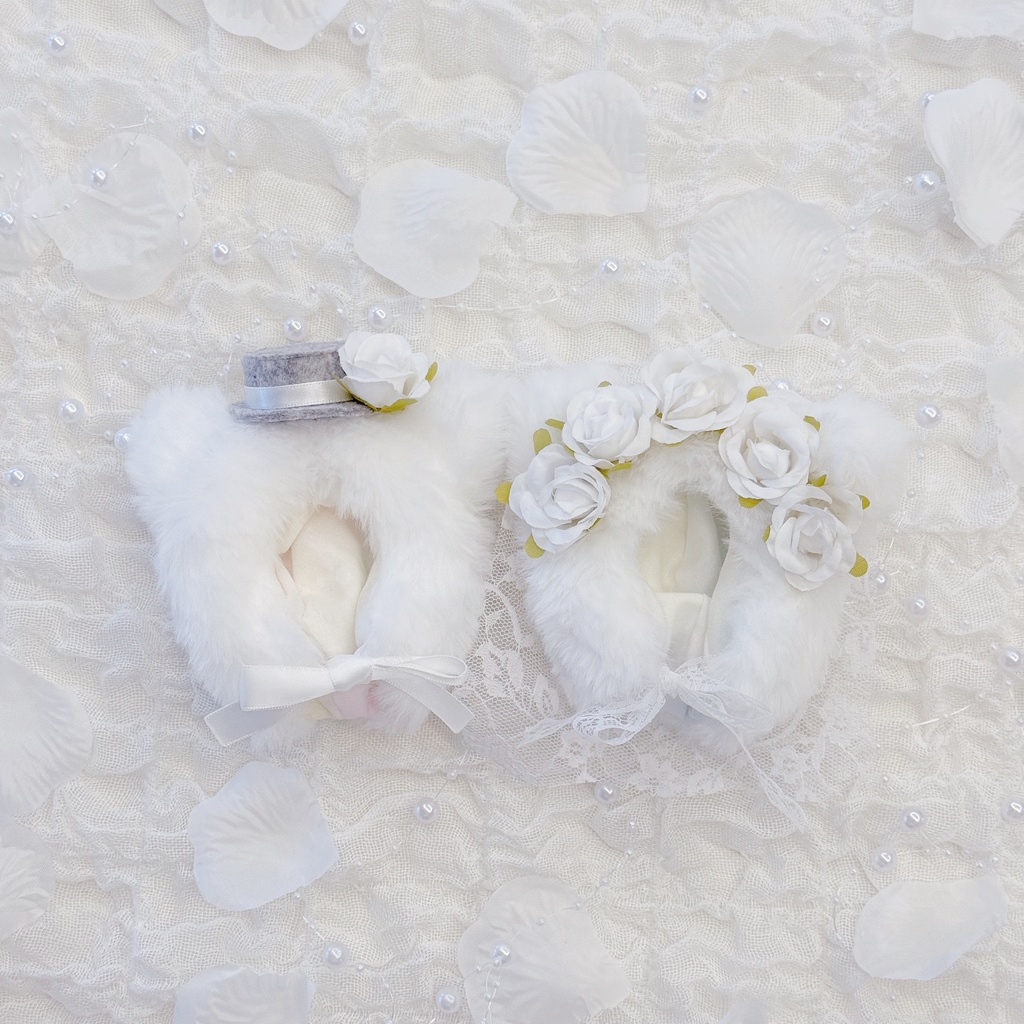 〖10~12cm〗ふわもこきゃっぷ〜wedding〜