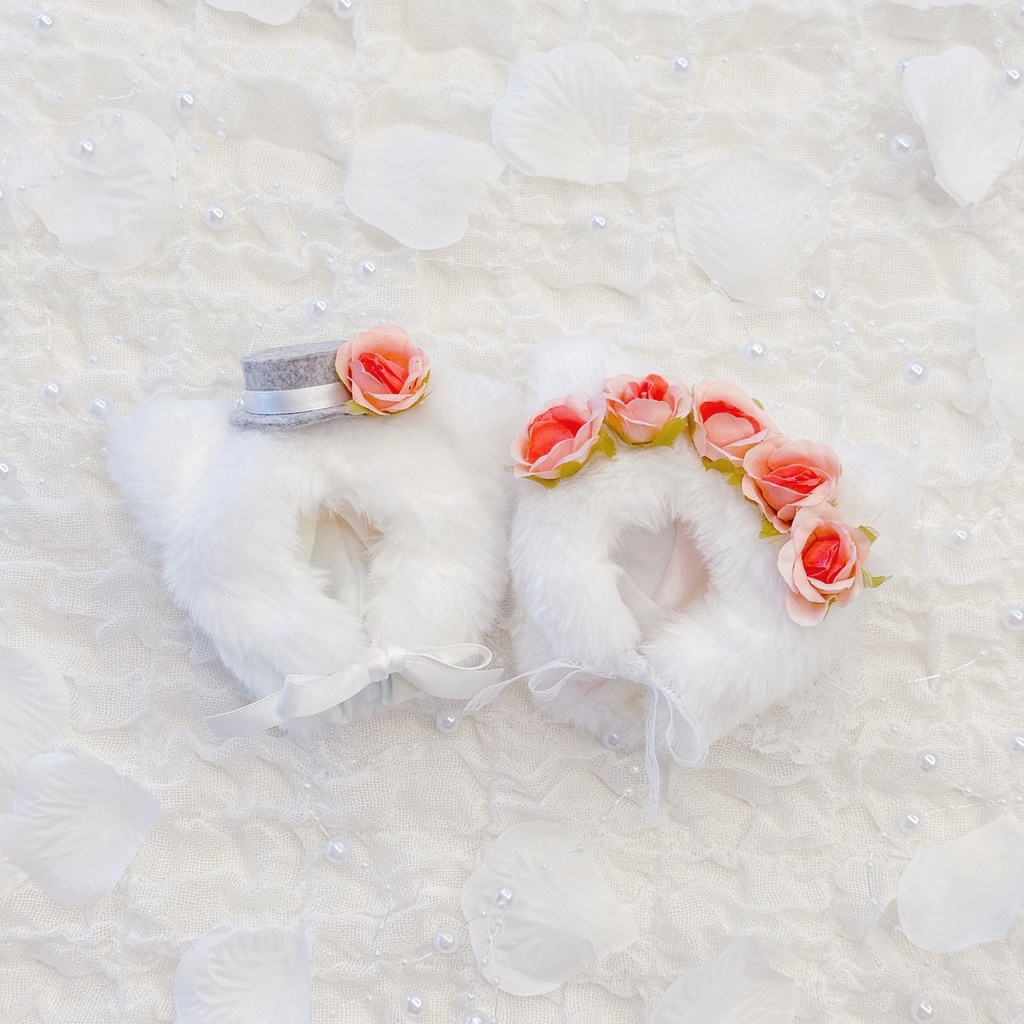 〖10~12cm〗ふわもこきゃっぷ〜wedding〜