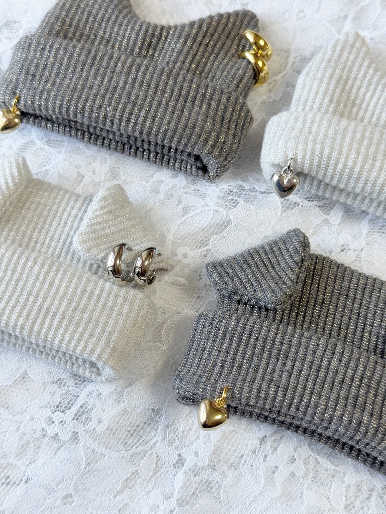 アニマルニット帽ーラメー