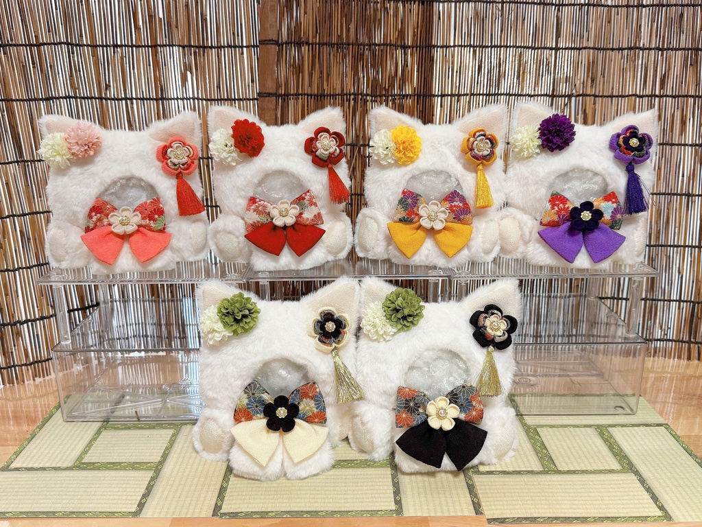 〖ちびぐるみ/11~13cm〗きぐるみ 〜 はんなりにゃんこ 〜 秋冬ver.