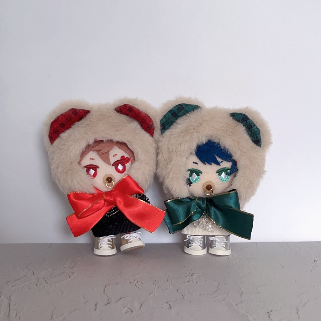 〖10~12cm〗ふわもこきゃっぷ ー クッキーベア ー