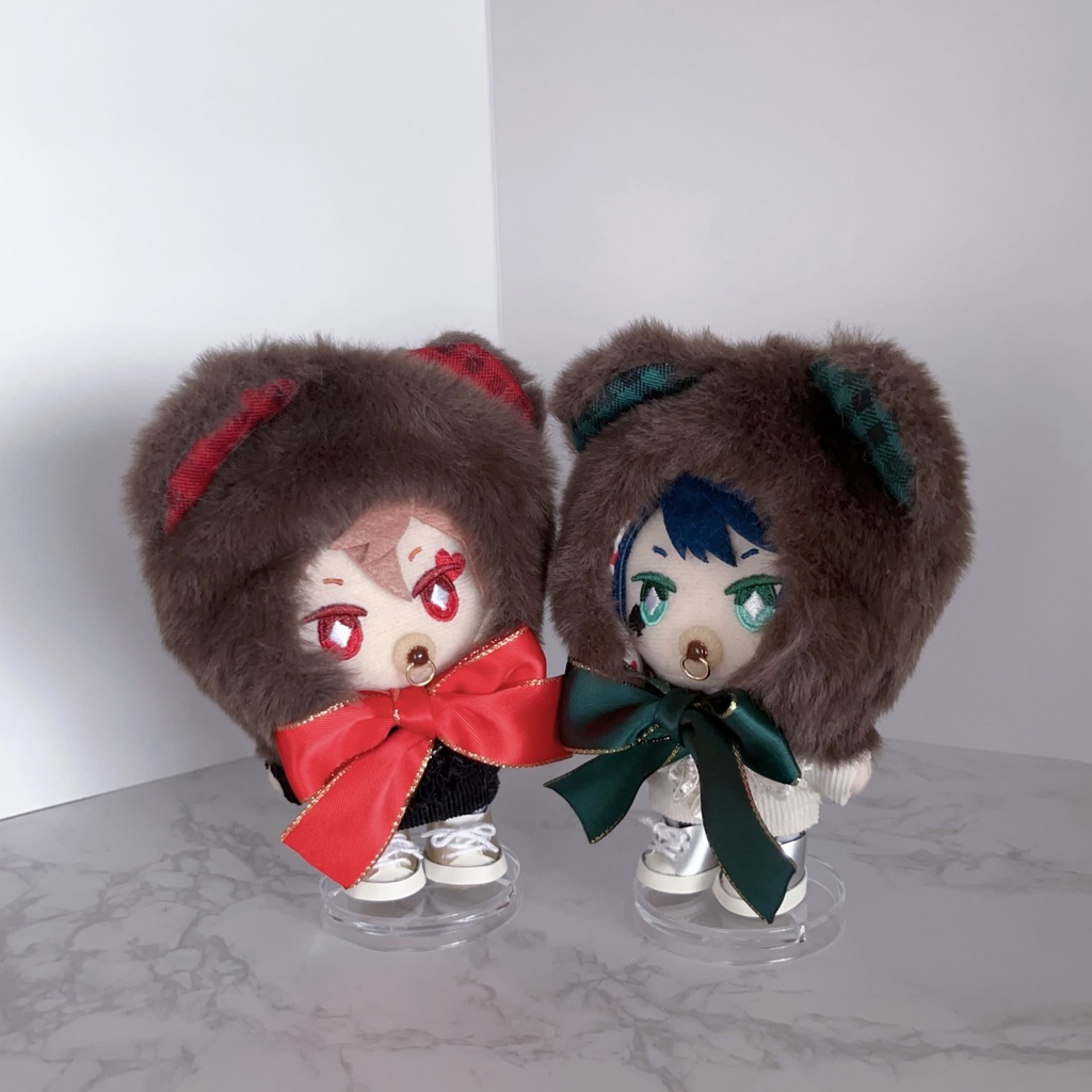 〖10~12cm〗ふわもこきゃっぷ ー クッキーベア ー