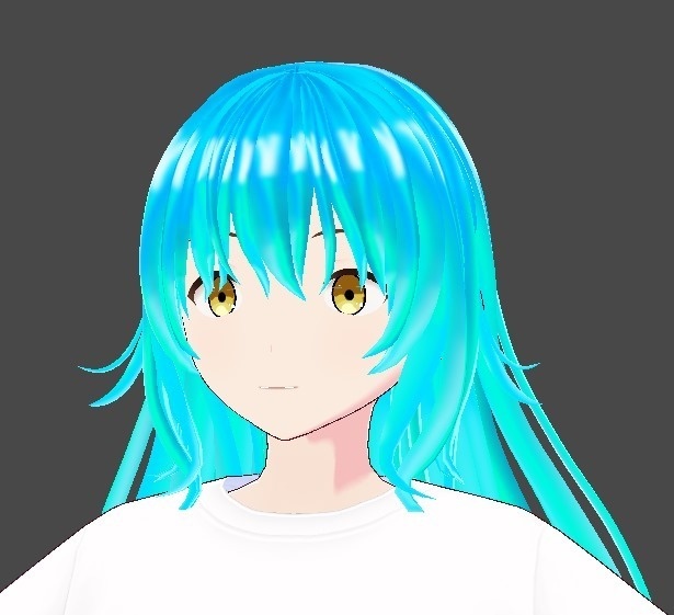 Blue hair texture 