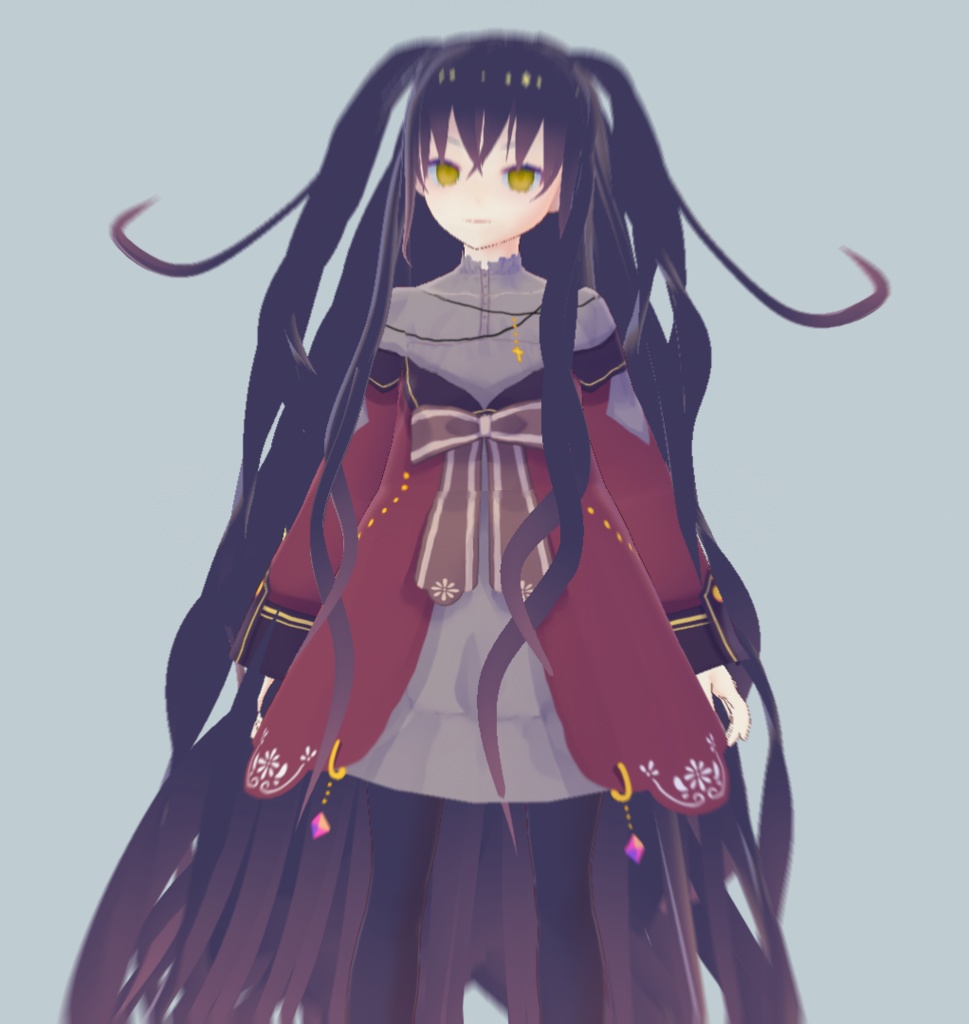 【無料試着可】VRoid用衣装テクスチャ【4色セット】