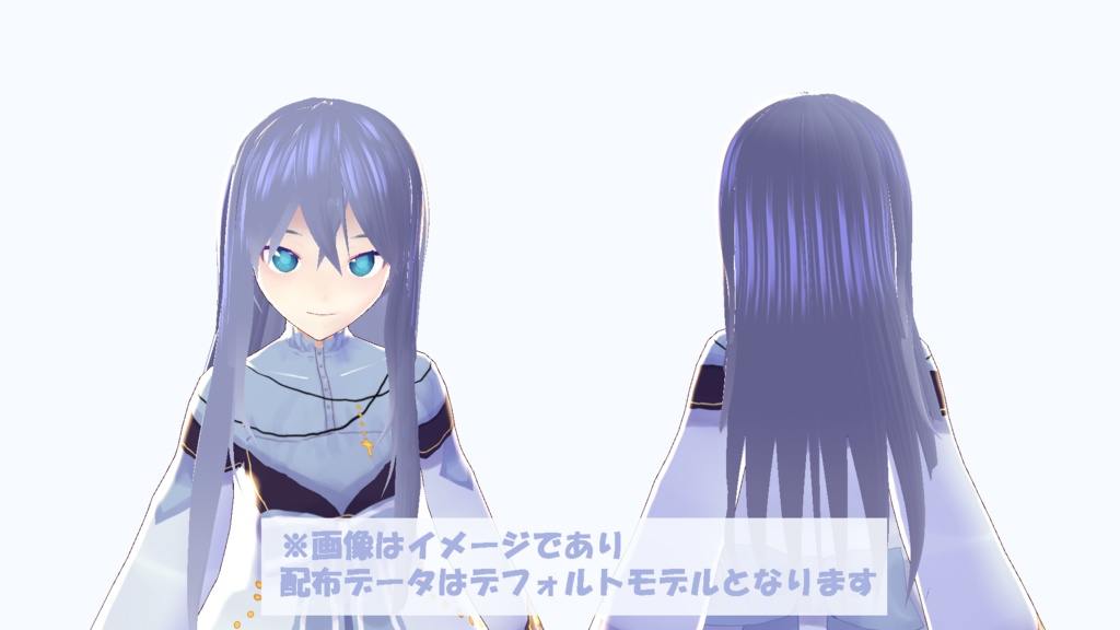 VRoid用ヘアプリセット ロング&ボブ(編み込みアリ)