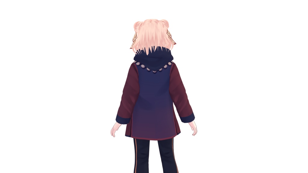 【無料試着可】キョンシースタイル【VRoid衣装&髪型】