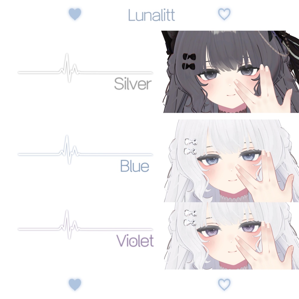 【14アバター対応】 Lovable Eye Texture ✧Etoile✧