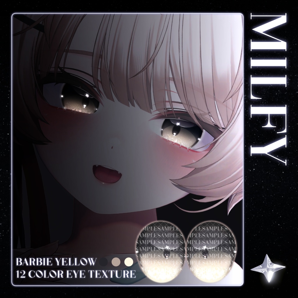 【19アバター対応】 MilkyWay Eye Texture 💫