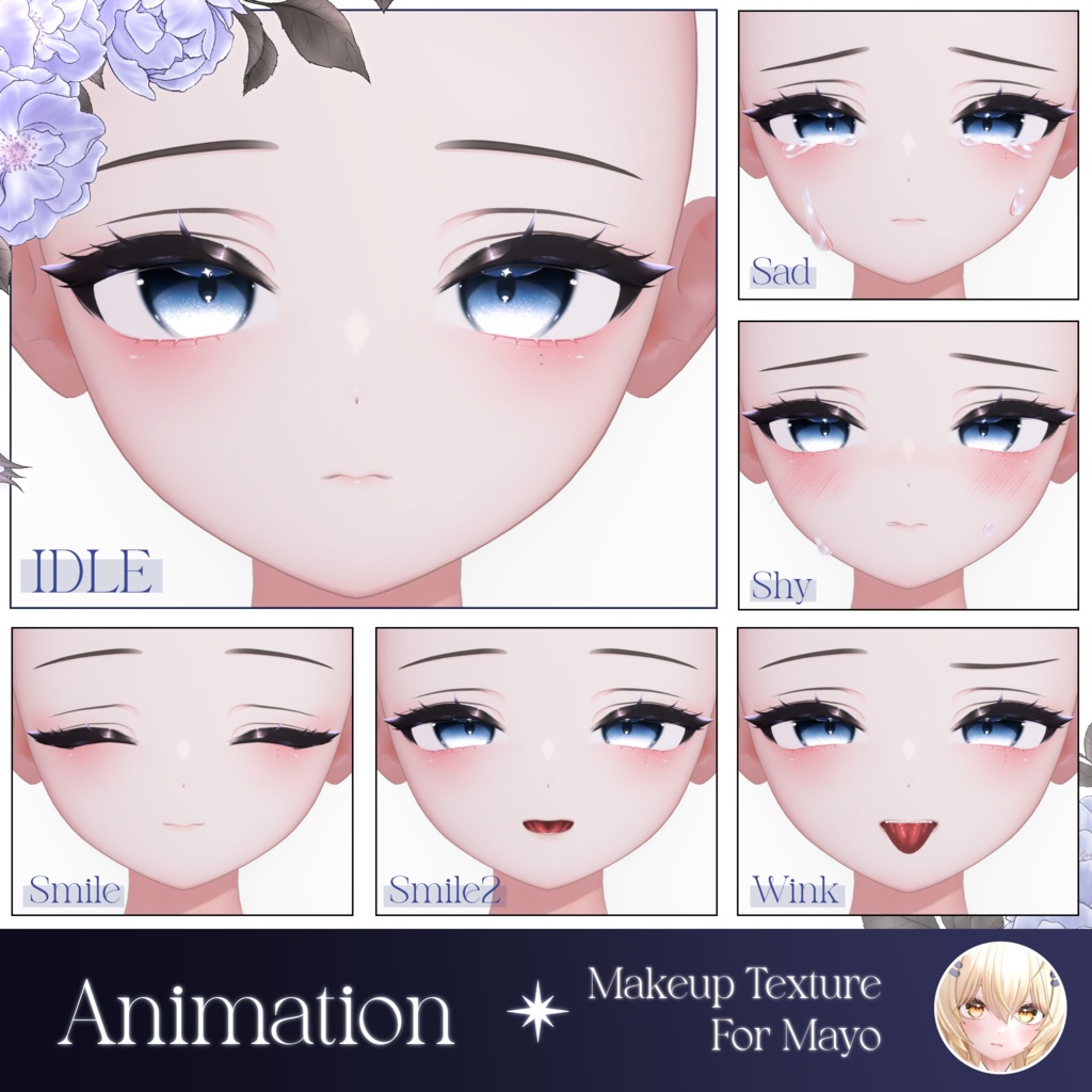 ✦ まよ :: Mayo 対応 ✦ MilkyWay Makeup Texture