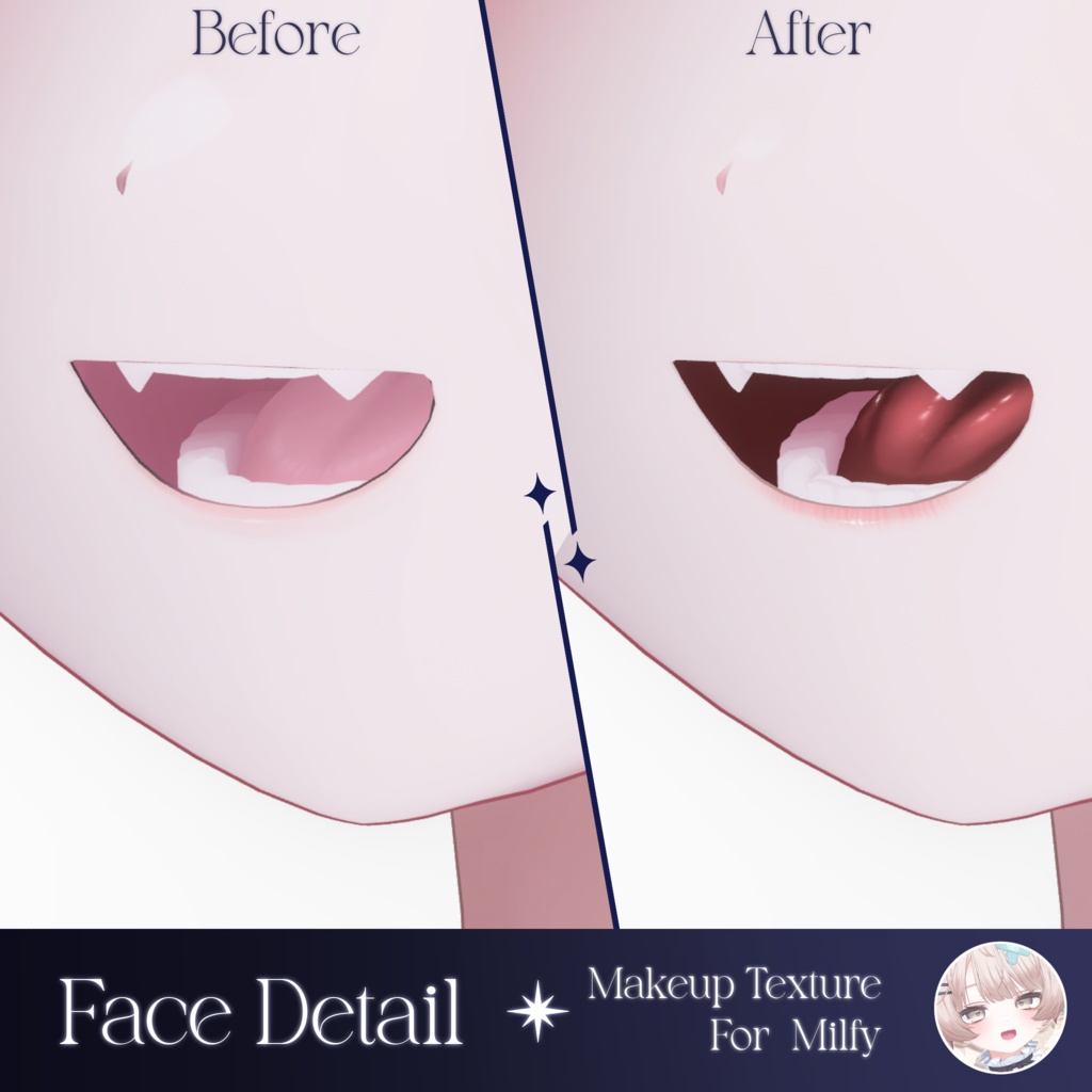✦ ミルフィ :: Milfy 対応 ✦ MilkyWay Makeup Texture