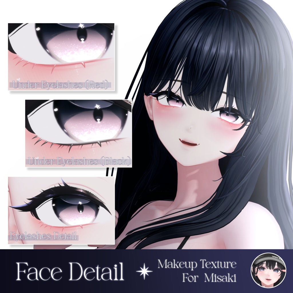 ✦ 海咲 :: Misaki 対応 ✦ MilkyWay Makeup Texture 缩略图 2