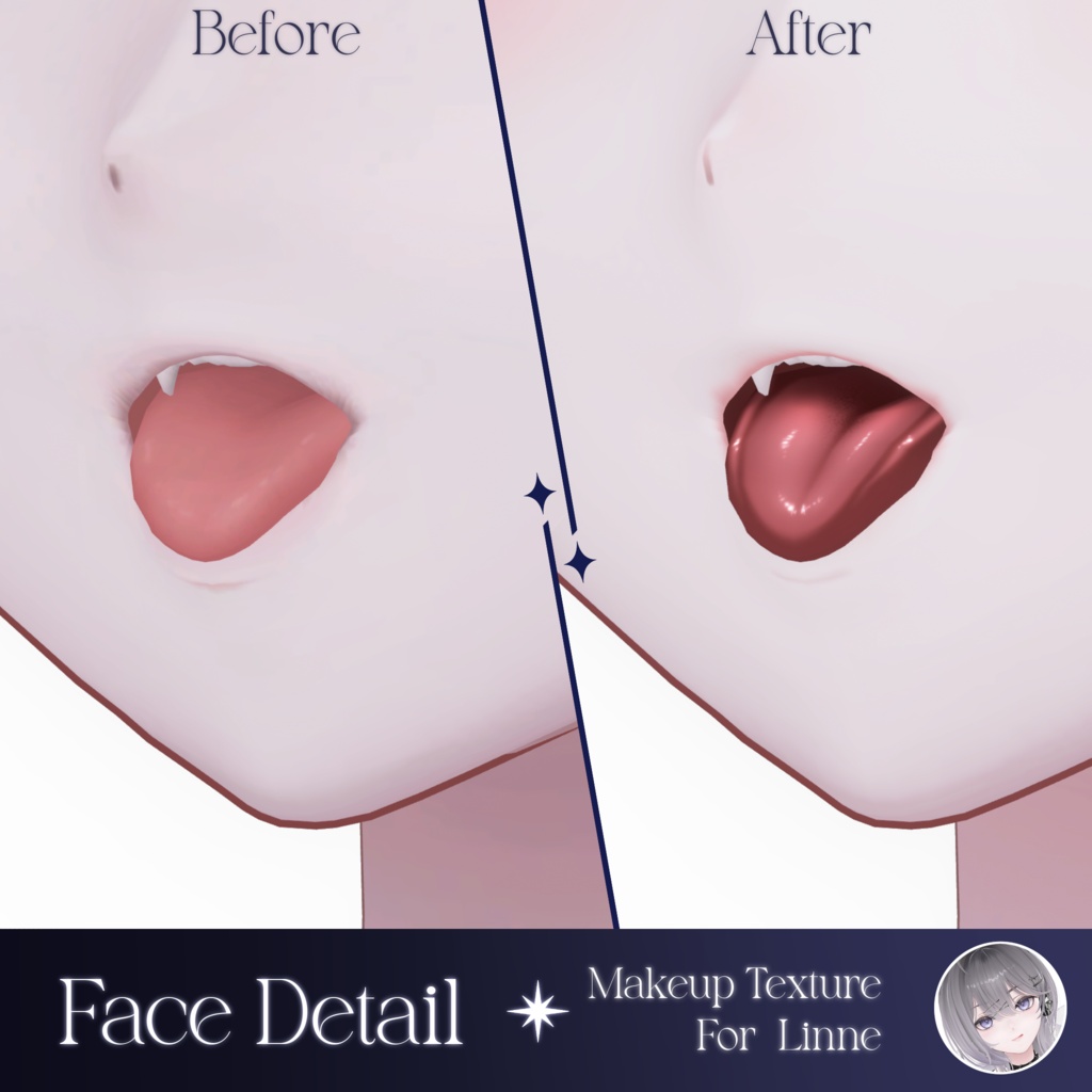 ✦ リンネ :: Linne 対応 ✦ MilkyWay Makeup Texture