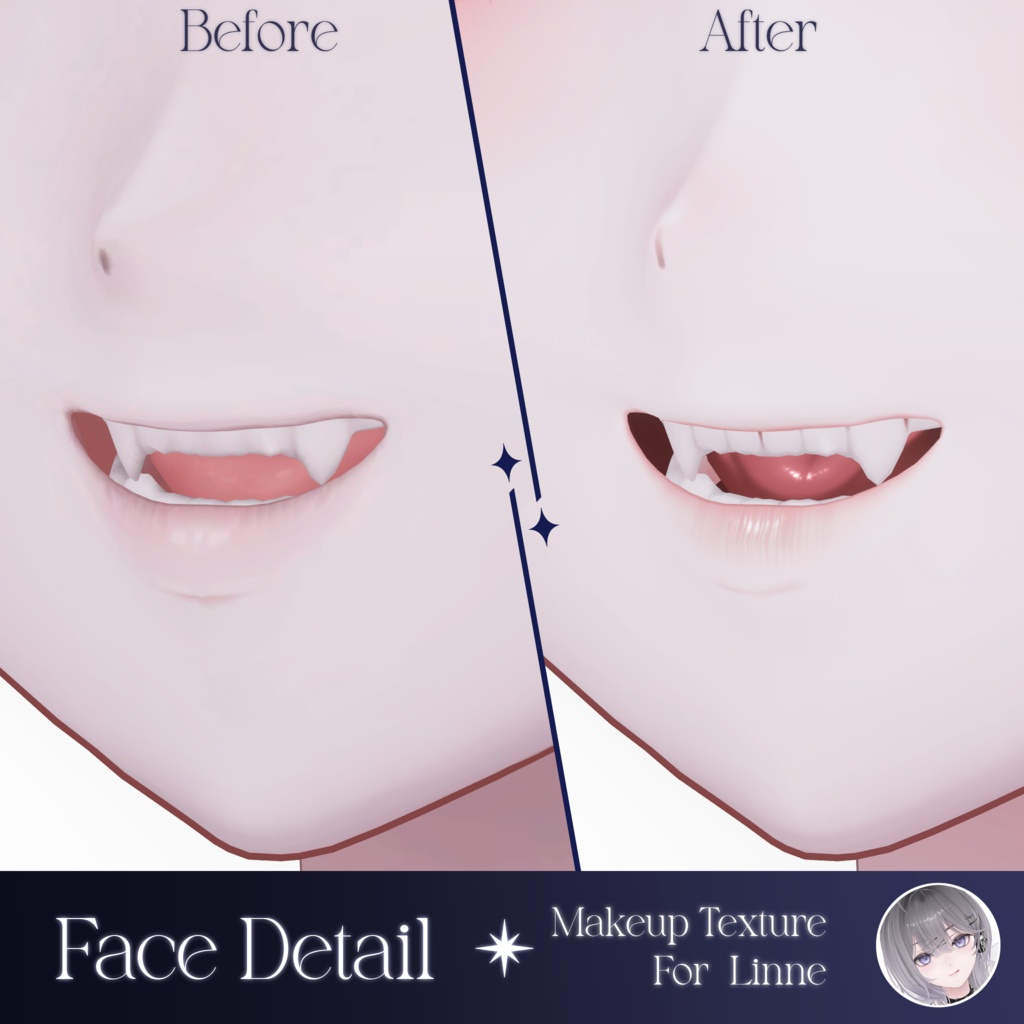 ✦ リンネ :: Linne 対応 ✦ MilkyWay Makeup Texture