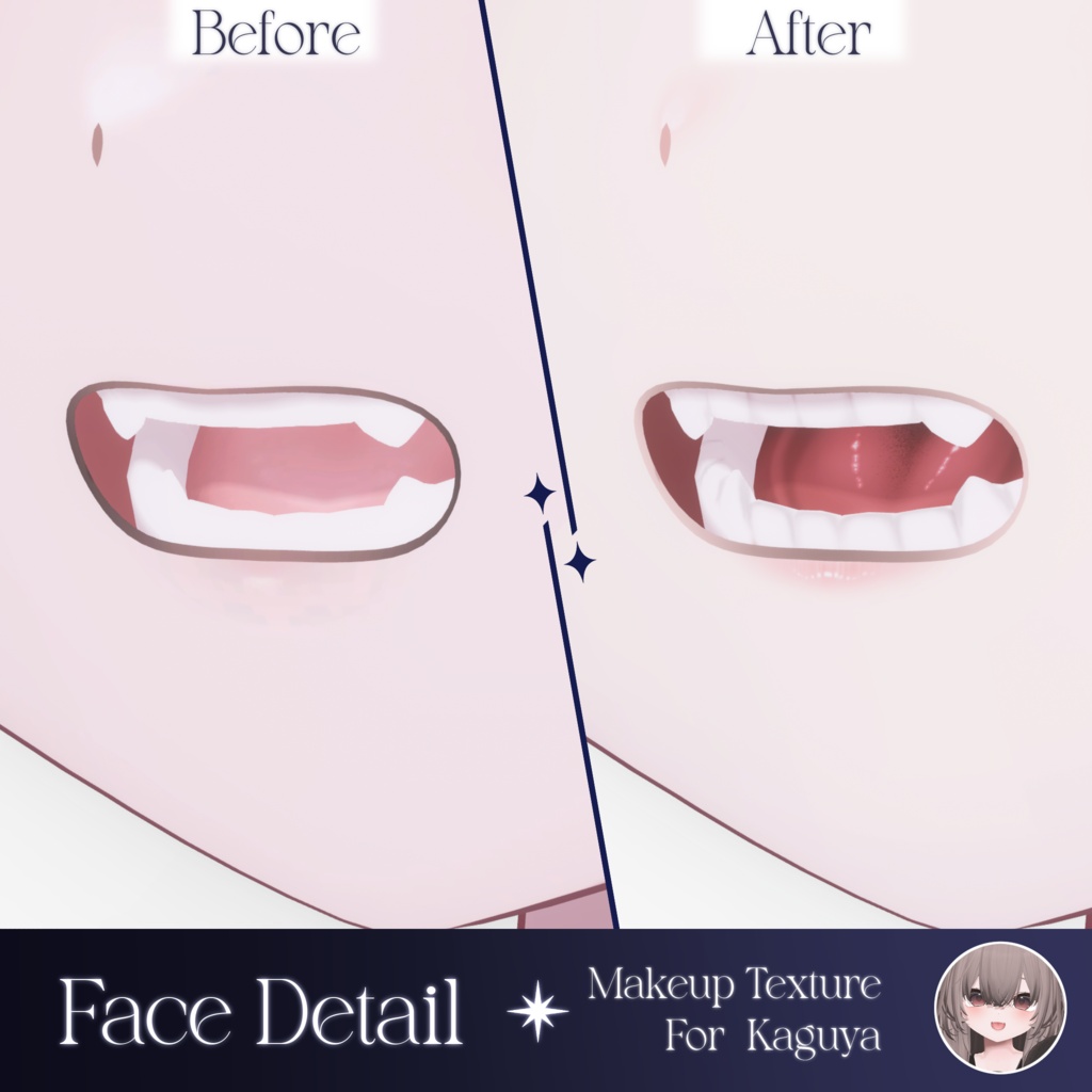 ✦ 輝夜 :: Kaguya 対応 ✦ MilkyWay Makeup Texture