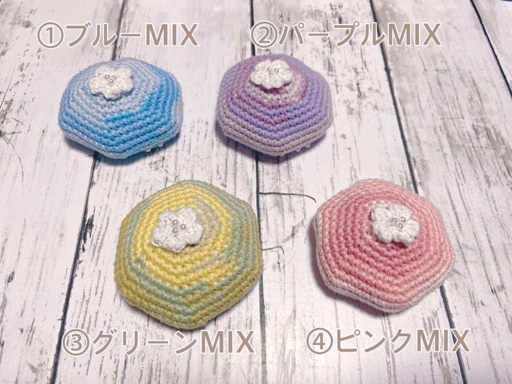 お花のベレー帽(おまんじゅう用)