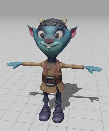 FBX model The Little Monster