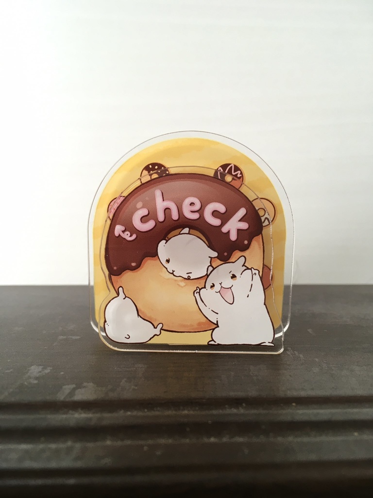 アクリルメモスタンド