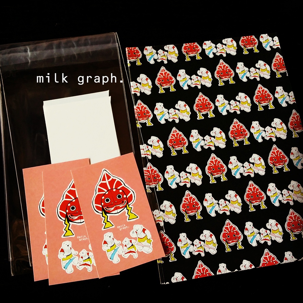 青森ねぶたハネトシロクマ(クリア) レターセット