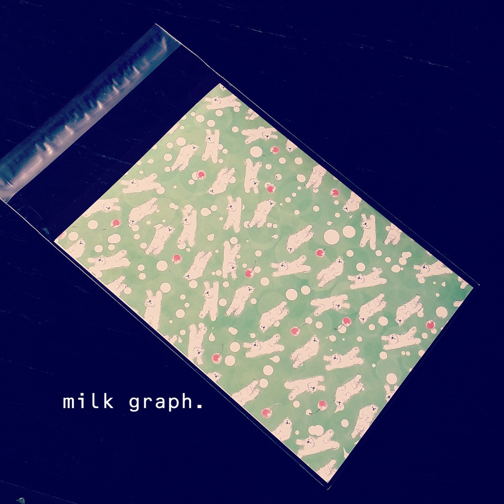 クリームソーダシロクマ(クリア) レターセット