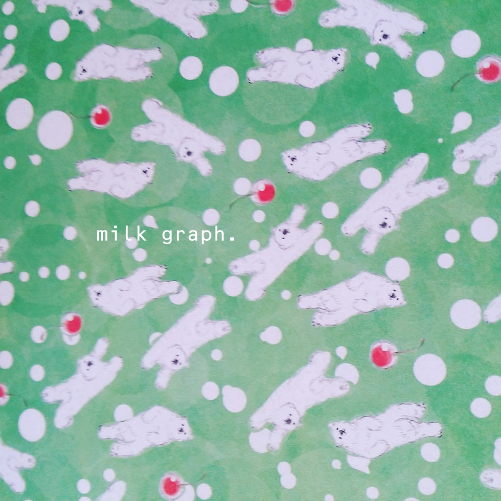 クリームソーダシロクマ(クリア) レターセット