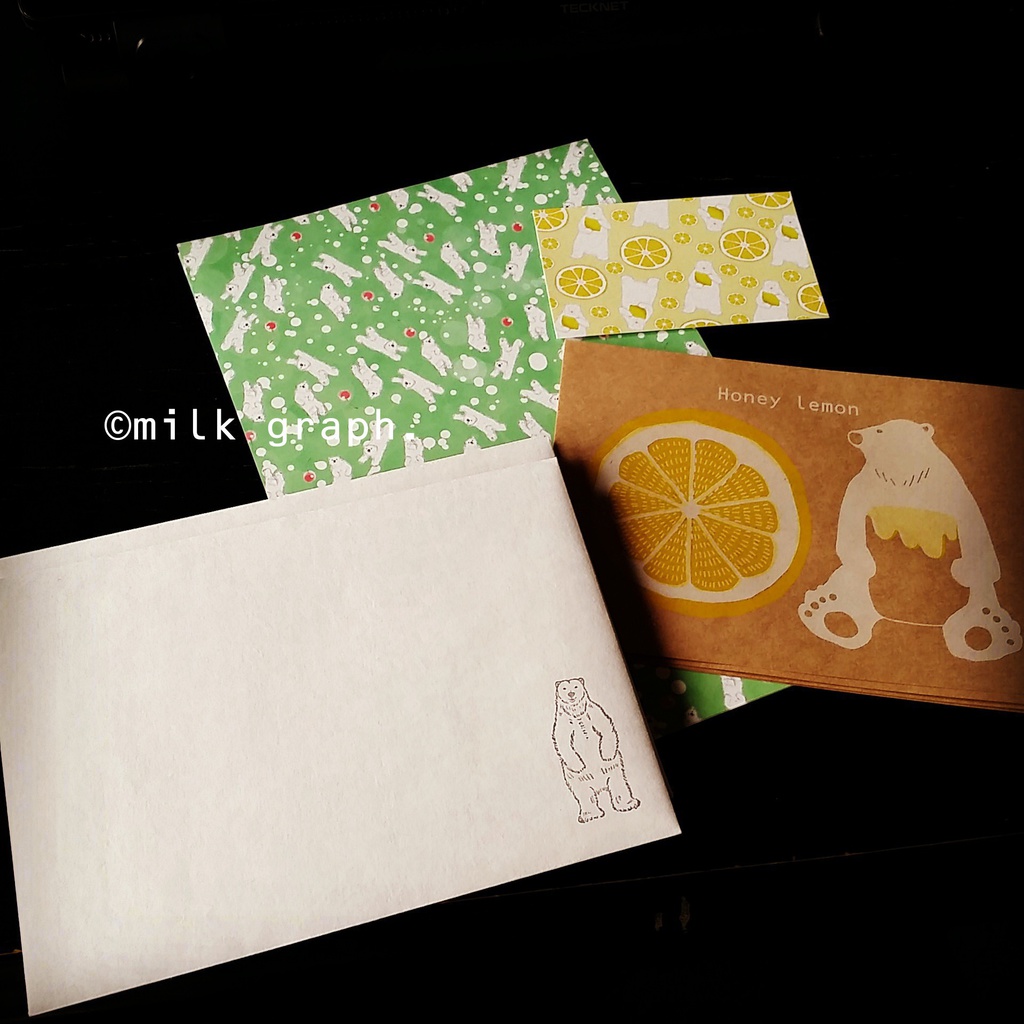 夏のレターセット(レモン)