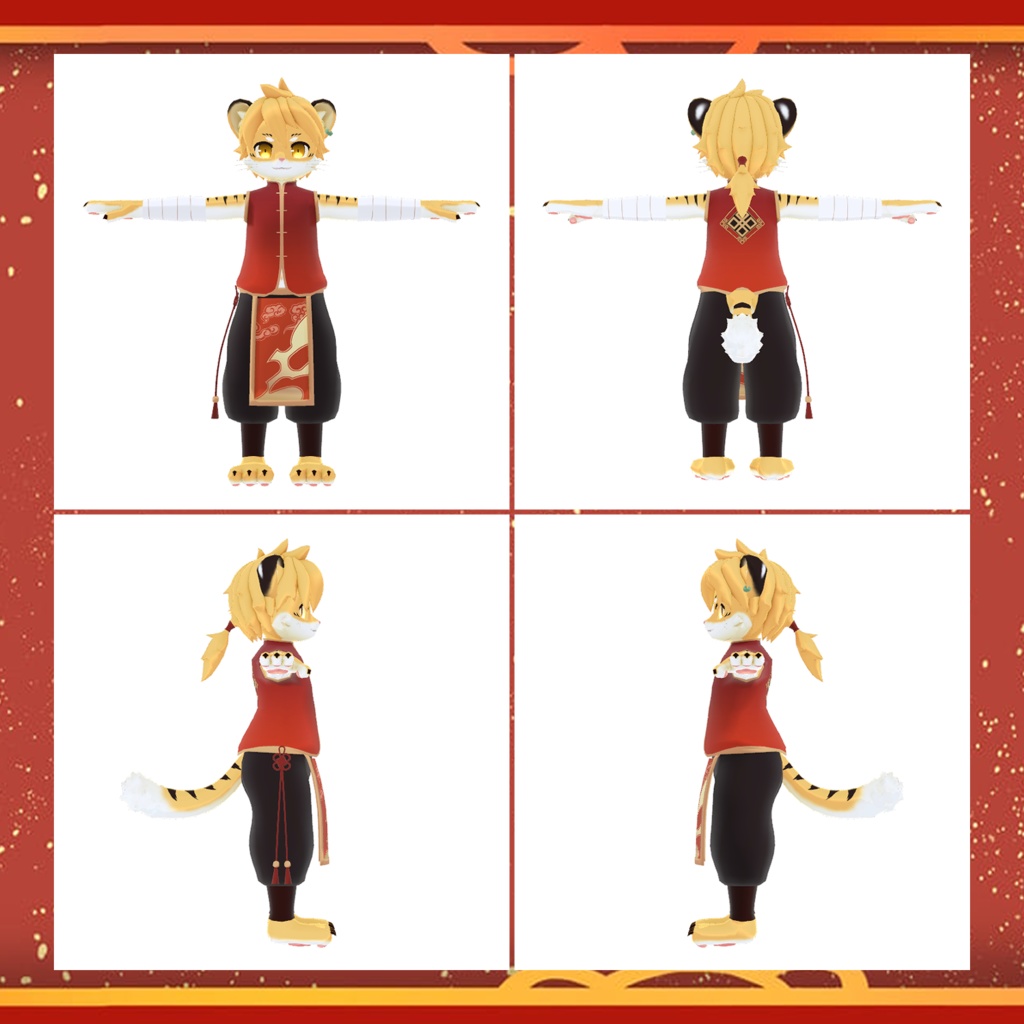 シャオハオ -Xiaohao-【VRChat用3Dアバター】