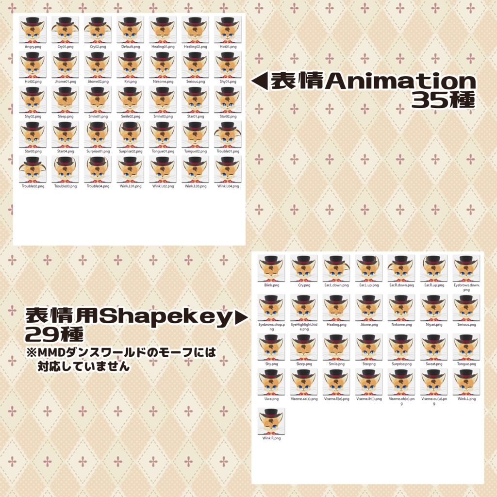 ラペル -Lapel-【VRChat用3Dアバター】