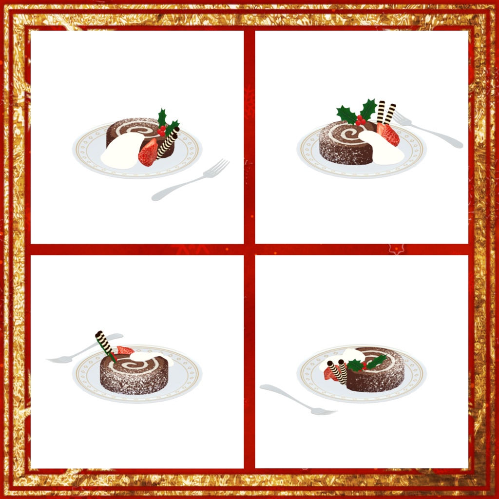 ブッシュ ド ノエル Buche De Noel Vrchat用3dモデル Doggy Bag Booth