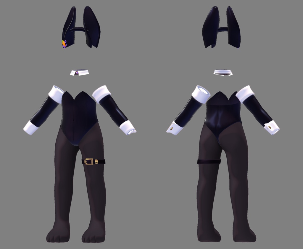 ワズ専用バニースーツ【オリジナル3Dモデル】