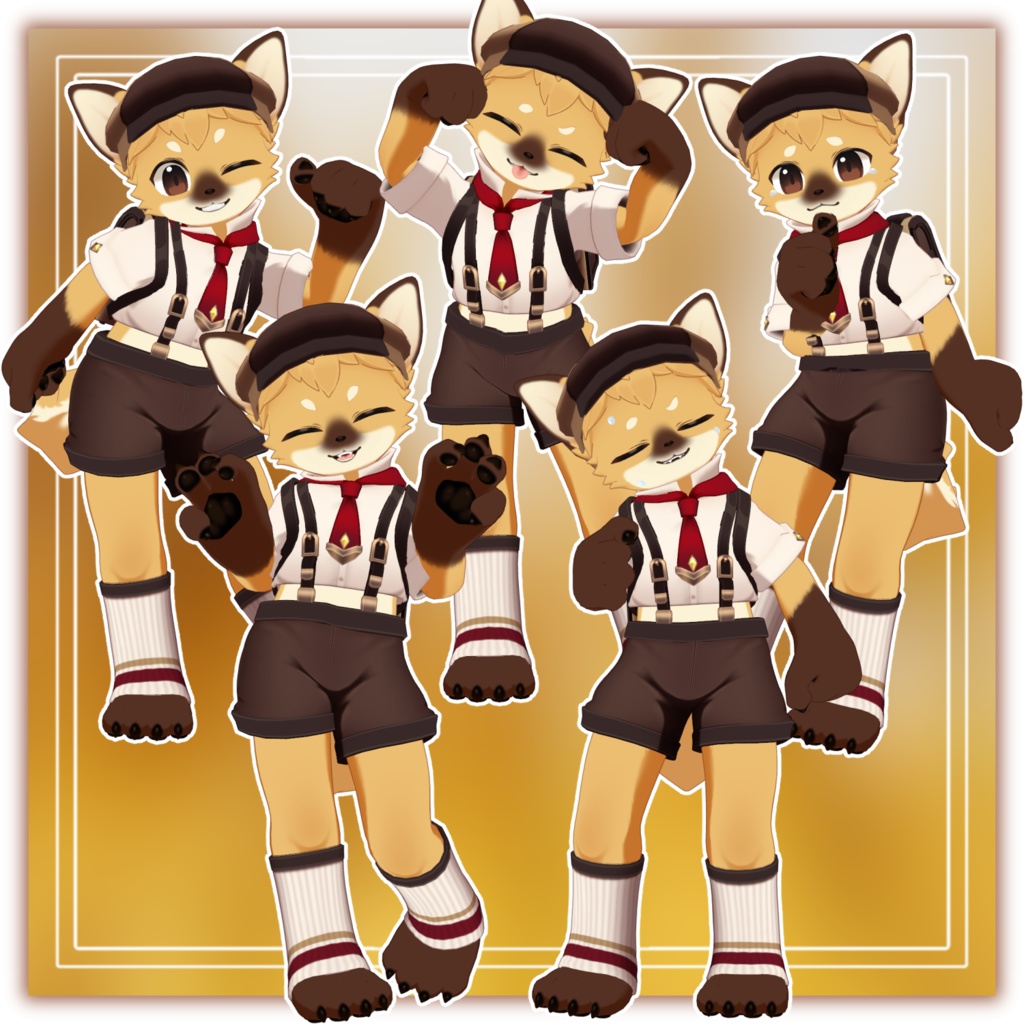 ウィート -Wheat-【VRChat/VRM対応3Dアバター】