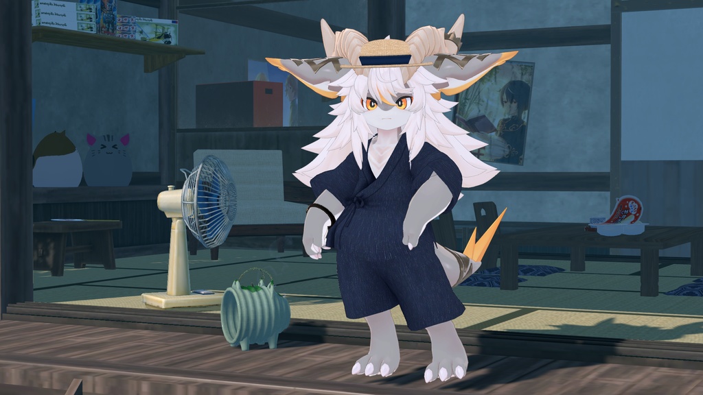 【フォシュニア専用衣装モデル】甚平 -Jinbei-