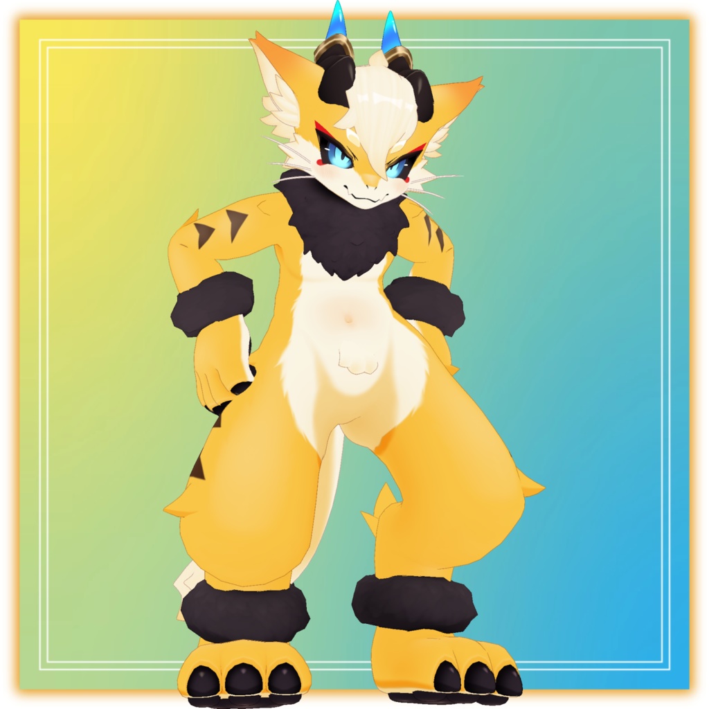 ユウオウ -Yuou-【VRChat/VRM対応3Dアバター】